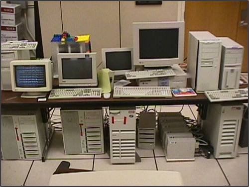 google 1997. Google Servers 1997