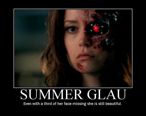 Summer Glau as "Cameron" -
