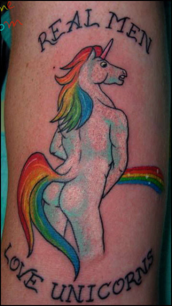 30 Awesomely Bad Unicorn Tattoos: A Gallery. Powered by Tumblr.