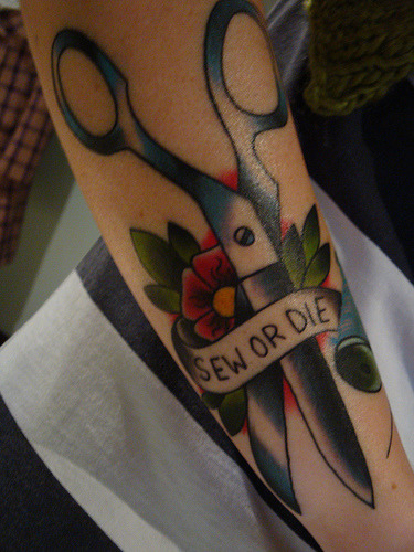 3 of 5 lovely craft tattoos sew or die indeed via