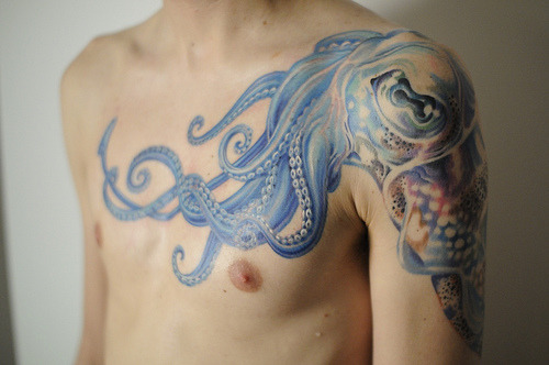 You know I've spent a lot of time wondering what the best octopus tattoo is