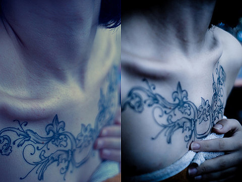 tattoo chest pieces. i love the way chest pieces