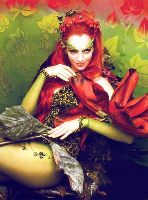 Uma Thurman as Poison Ivy in