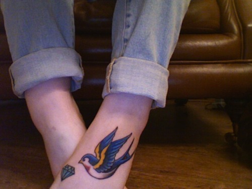 My third tattoo the swallow is called Jimmy and symbolizes freedom