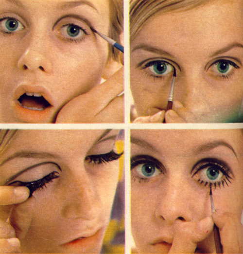 twiggy eye makeup. Twiggy, 1967.