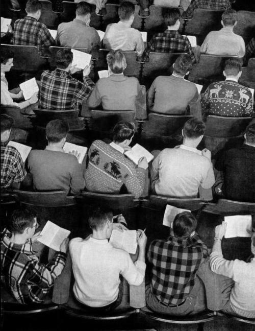 Williams College, 1949 [via].