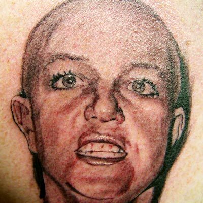 BRILLIANT TATTOO SUBMISSION #7: Britney Spears Melt Down