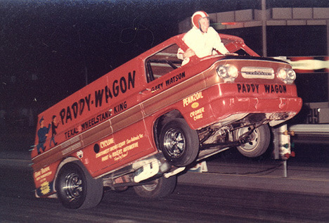Drag Racing Picture of the Day Gary Watson in the Paddy Wagon 