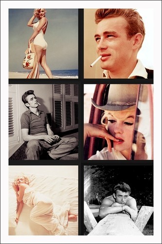 Marilyn Monroe and James Dean James Dean UGH SEXY ASS MAN 