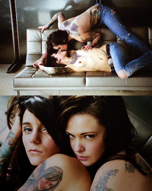 i really love hot tattooed women. fuckyeahladyboner: misselise: amina and 