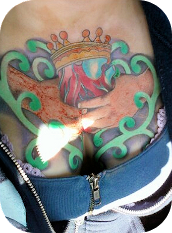 This is my first tattoo kind of haha it 39s the claddagh the Irish wedding 
