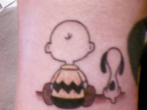 my Charlie Brown/Snoopy tattoo I got. ← Previous post • Next post →