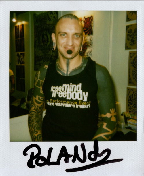 Polaroid Set: World's best tattoo artists and Body Mod artists at Singapore 