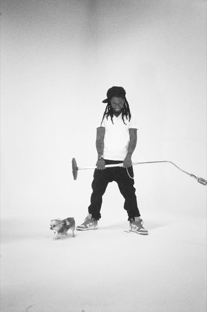 An outtake from Lil Wayne's VIBE photo shoot with Kobe Bryant late last year 