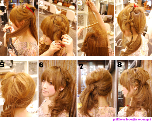 Japanese Airy Curl Tutorial #2 : Using Velcro Rollers I compiled some 