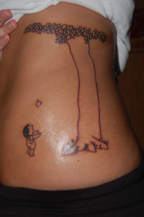giving tree tattoo. “The Giving Tree” done by