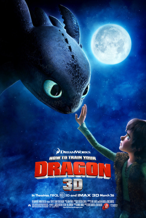 Check it out! A new poster has been revealed for DreamWorks Animation’s HOW TO TRAIN YOUR DRAGON!