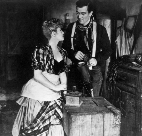 Claire Trevor and John Wayne in Stagecoach 1939 