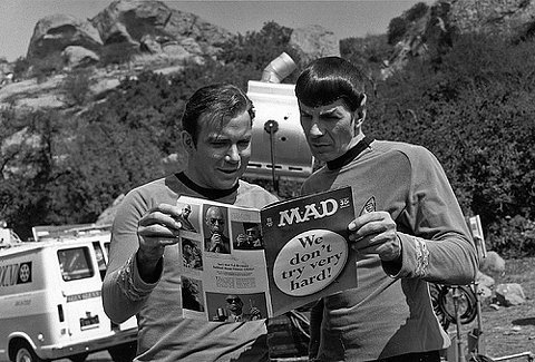 Porra, Kirk! Lendo a MAD? Aposto que tem uma paródia sua bem humilhante e tu tá achando graça. Mas o Spock? Ah, esse tá boladão na pracinha!

franz0:

FFFFOUND! | The Daily What
