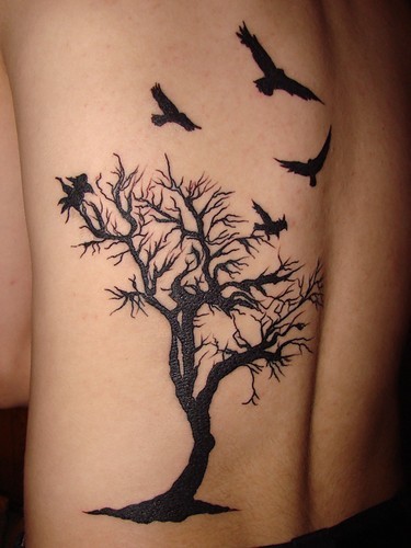 #tattoo #tree #art #tree silhouettes