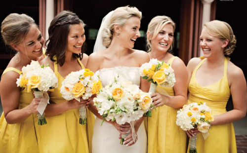 Yellow keeps popping up click here for tons of wedding ideas utilizing 