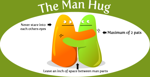 afternoonsnoozebutton:   “Man Hug” From the Oatmeal