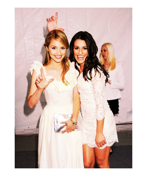 The amazingly beautiful talented Lea Michele and Dianna Agron