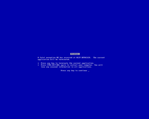 blue screen of death wallpaper. Tagged: lue screen of death,