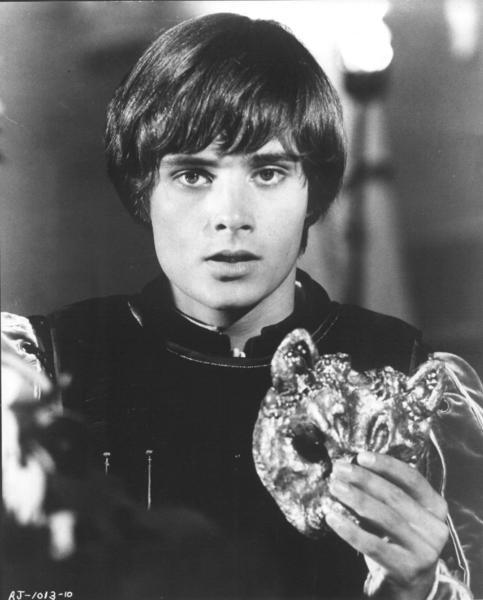 Leonard Whiting with a cat
