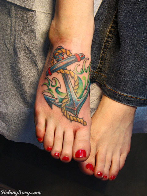 Posted July 3 2010 at 631am in anchor tattoo traditional feet 2 notes