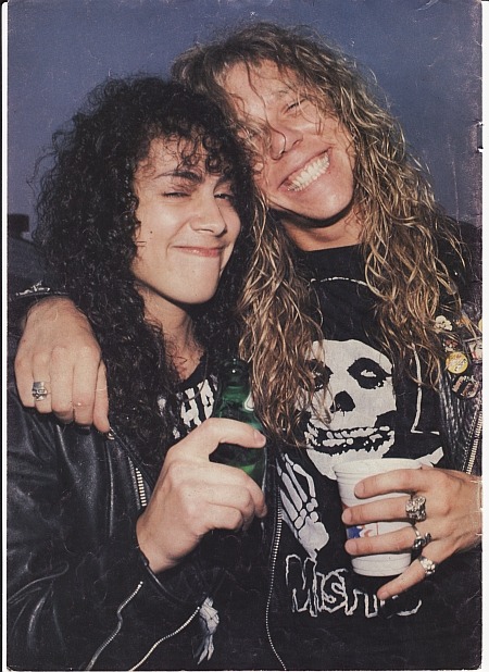 Kirk Hammett and James Hetfield Metallica 