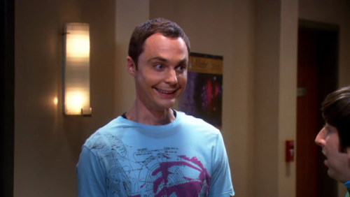Dr Sheldon Cooper's smiling Howard Wolowitz Oh crap 