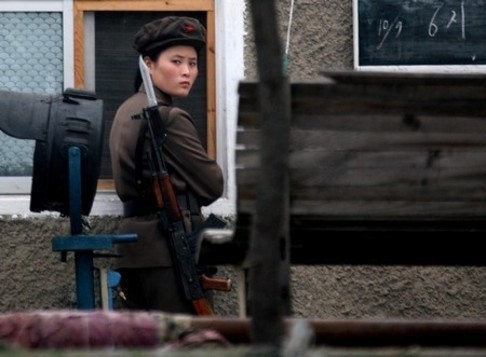 north korean women army. North Korean Army. Women