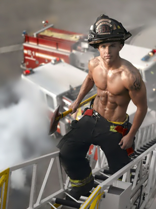 Tagged with: #uniform #fireman #tattoo #sexy