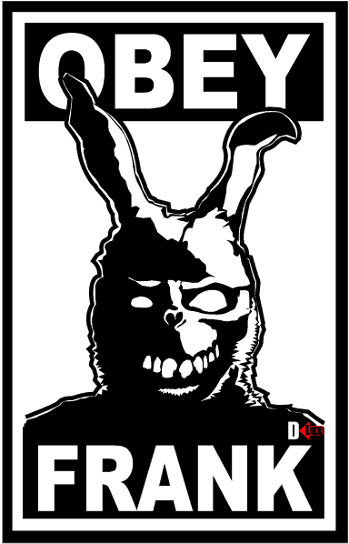 Tagged OBEY Frank Frank the Bunny Bunny Donnie Darko Poster