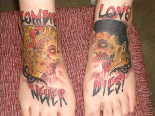 Joey Ortega Triple Crown Tattoo Austin 8220Zombie Love Never Dies