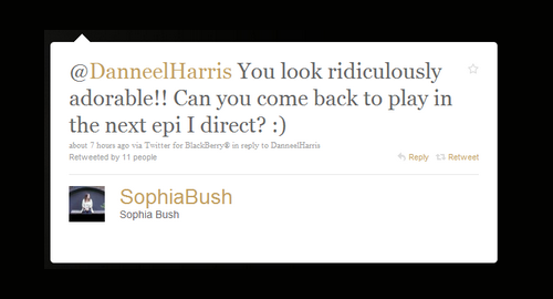 danneel harris twitter. #sophia bush #danneel harris