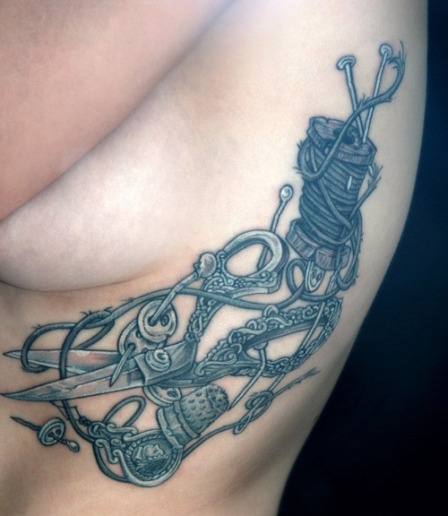Bio-mechanical tattoos Designs