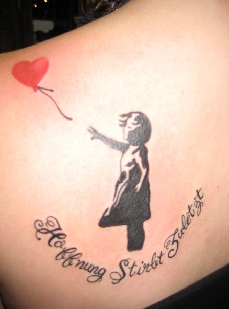 I 8217ve seen a girl wit a smiiar Banksy tatoo in Berlin or banksy tattoos