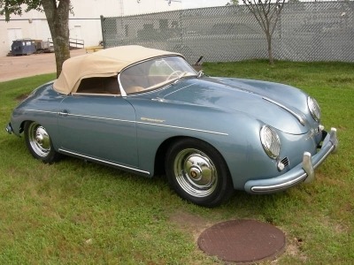 In This Photo is 1956 Porsche 356 Speedster 1600S Listing on Car Gallery