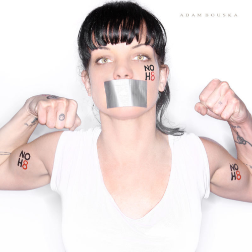 tagged as: pauley perrette. ncis. no h8. noh8.