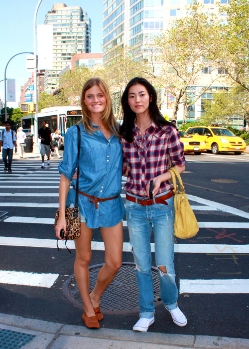 Constance Jablonski &amp; Liu Wen (in) Models Street Style
Before Fashion&#8217;s Night Out: The Show 2010!
