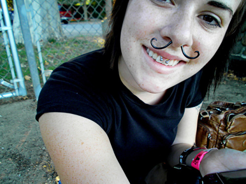 girls with piercing. Would you do this girls?