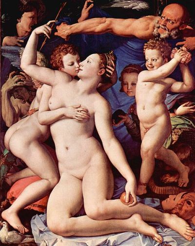 Venus, Cupid, Folly, and Time, (also known as An Allegory of Venus and 