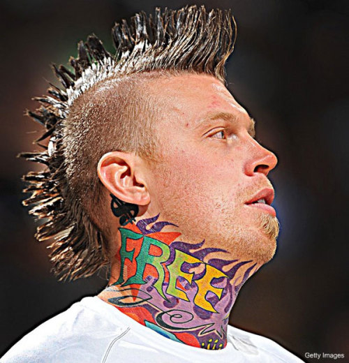 Chris Andersen somehow makes huge neck tattoo more amazing &#8220;Hey, man