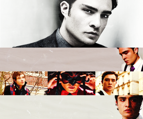 lovelifelivelifebehappy:
Top 5 Male Fictional Characters - #4 Chuck Bass played by Ed Westwick
Because he’s Chuck Bass. He’s a bad guy with a big heart, no matter what he may say. He’s the reason I still watch Gossip Girl and his character development has been amazing to watch. Plus Ed is british &amp; perfect.
