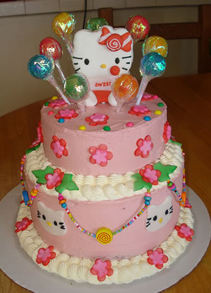 Hello Kitty Cake! Hey, check out this ADORABLE cake!