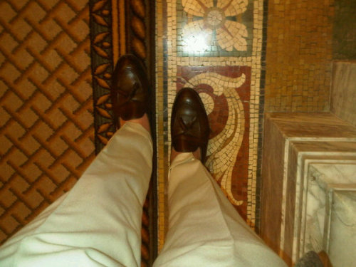 white tassel loafers. Brunch at the Plaza # white