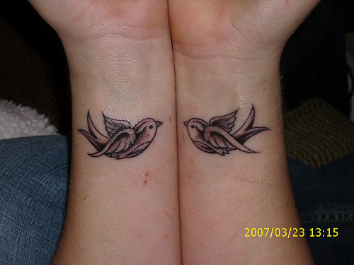2 notes tattoo female tattoo female swallow wrist tattoo