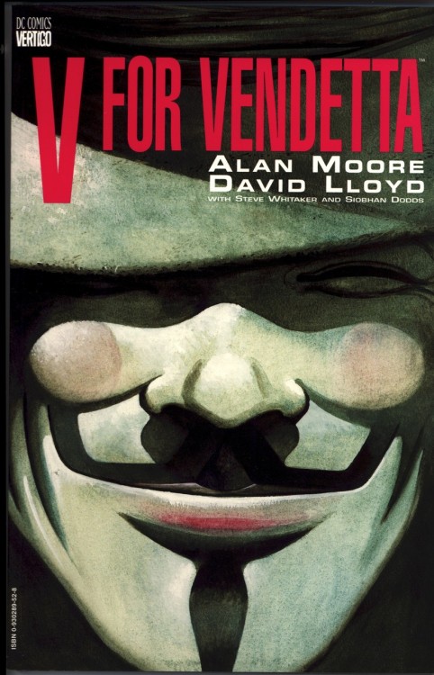 V for Vendetta Graphic Novel Cover - by David Lloyd
